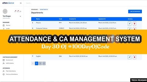 Day 30 - Built Attendance and CA Management System with Vue js, Node js and MongoDB