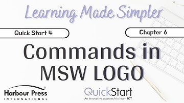 QUICK START 4-Chap-6 Commands in MSW LOGO