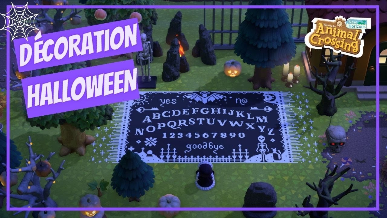 DÉCORATION POUR HALLOWEEN Animal Crossing New Horizons YouTube