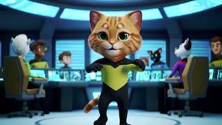 Captain Kat got moves.  See Him Dance.