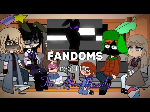 Fandoms react to The Afton Family! || Part 1/? || Gacha Club || FNAF ||