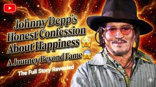 Johnny Depps Honest Confession About Happiness A Journey Beyond Fame