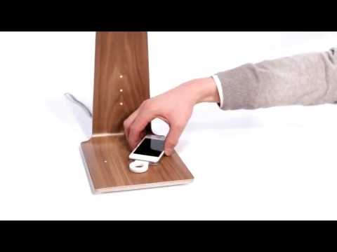 Video: Tunto Powerkiss Lampe aus Holz