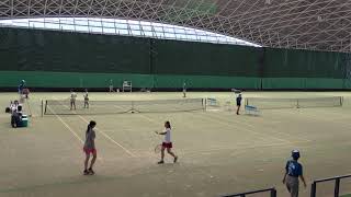 2018IH テニス女子ダブルス決勝 伊藤・中島 相生学院(兵庫県)VS石川・野口 白鵬女子(神奈川県)
