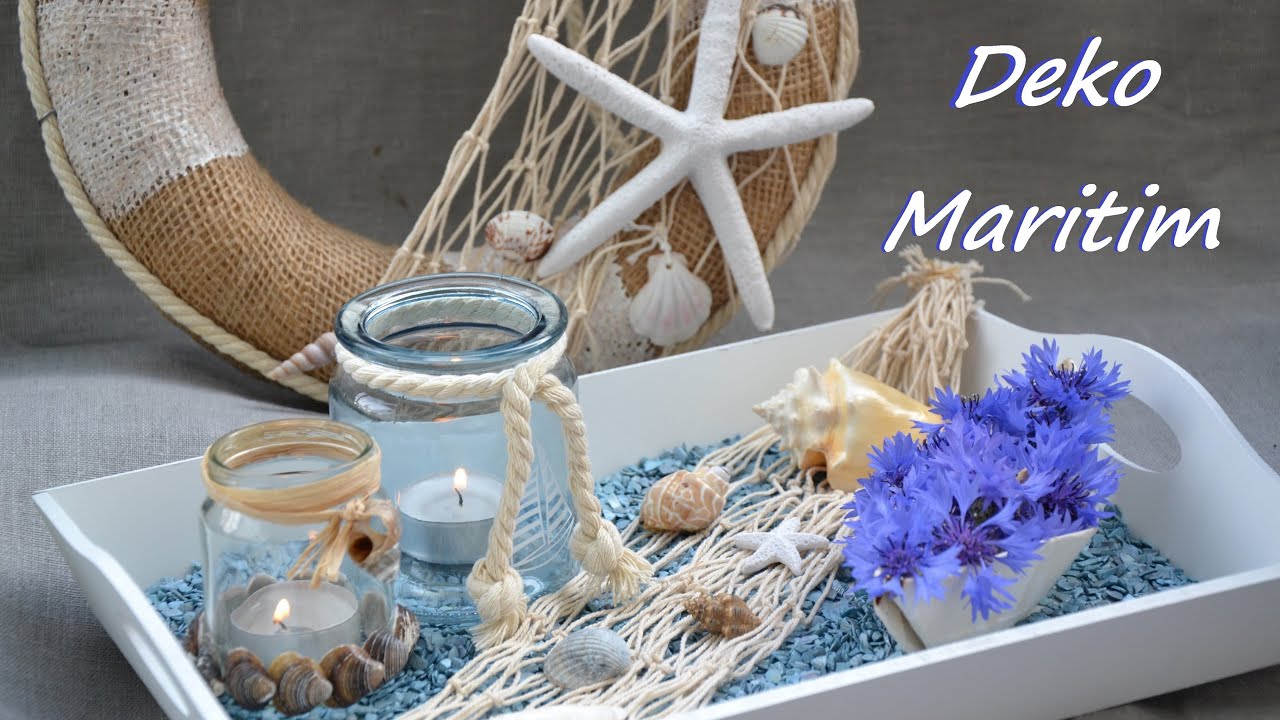 Maritime Sommer Deko * 3 Varianten * Schnell und Kreativ * Recycling ...