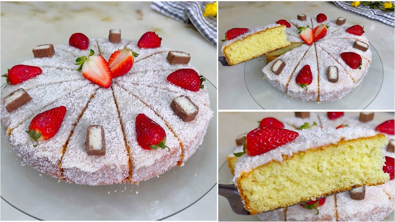 كيكة العيد /الكيكة للي ريحتها كتشم من راس الدرب😋وكتجي اسفنجية خفيفة وهشة أما النكهة والمذاق يا سلام