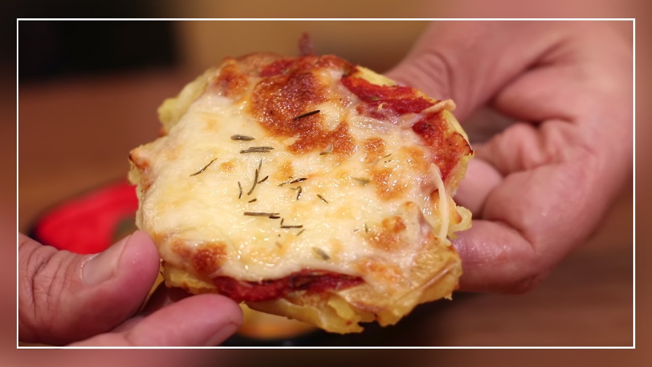 PIZZAPAPA la Pizza con base de Patata de MODA | Pizzeta de Patata