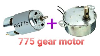 HOW TO MAKE A 775 GEAR MOTOR || MR SHA