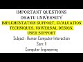 Human Computer Interaction Chapter 3 Important Questions DBATU HCI Sem 5 Computer Engineering