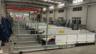 Retractable Crane Loading Deck 5000kg Max. Load Ready for Delivery to the USA