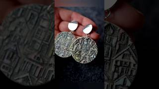 House earrings from polymer clay tutorial #Shorts