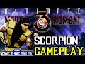 Ultimate Mortal Kombat 3 Genesis Scorpion Gameplay Ultimate Mortal Kombat 3 Genesis Scorpion Gameplay
