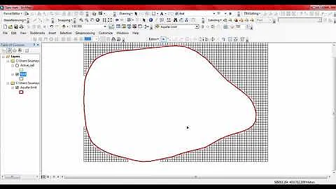 How to create Grid in ArcGIS with required Dimension (based on flow model)