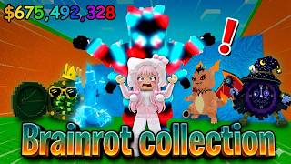 BEAST Brainrot Collection Shorts🤯 #escapetsunamiforbrainrots #roblox