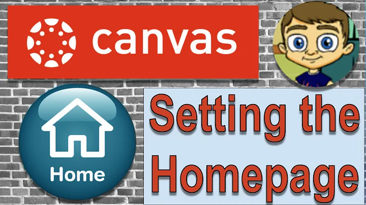 Canvas LMS Tutorial - Setting the Homepage