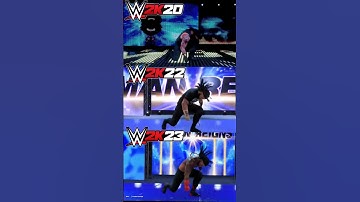 Roman Reigns Entrance Comparison || WWE 2K20 WWE 2K22 WWE 2K23 #shorts #wwe #wweshorts