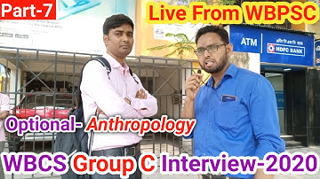 WBCS Group C Live Interview-2023| WBCS Live Interview From WBPSC Office| Part-7