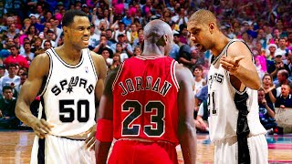 Tim Ducan & David Robinson will never forget this humiliating performance by Michael Jordan
