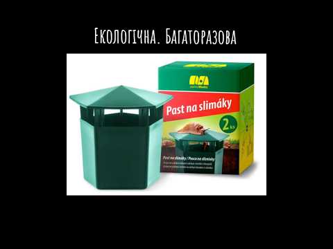 Пастка для слимаків і равликів багаторазова, нетоксична пастка для саду та городу SLUG TRAP 2 шт. (Чехія), відео 1