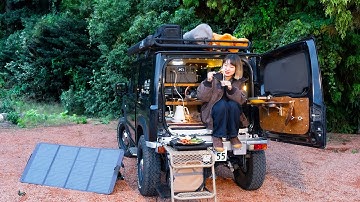 Change the layout of my Jimny interior into a comfortable space like my own room