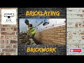 bricklaying (bit of brickwork😁)