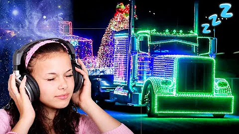 Big Rig Engine Noise + Highway Noises Sleep Black ...