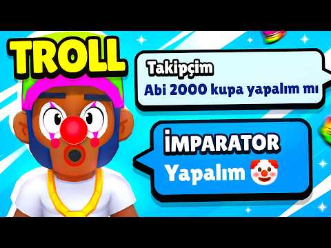 GİZLİCE TAKİPÇİLERİMİ TROLLEDİM! 😮 | Brawl Stars