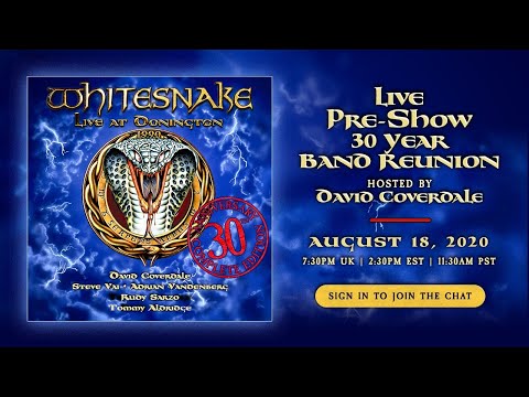 Whitesnake - Live At Donington 1990 PRE-SHOW | August 18, 2020