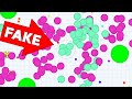 Agar.io Mobile - Fake Mass TROLL   Huge  First Place Battles!