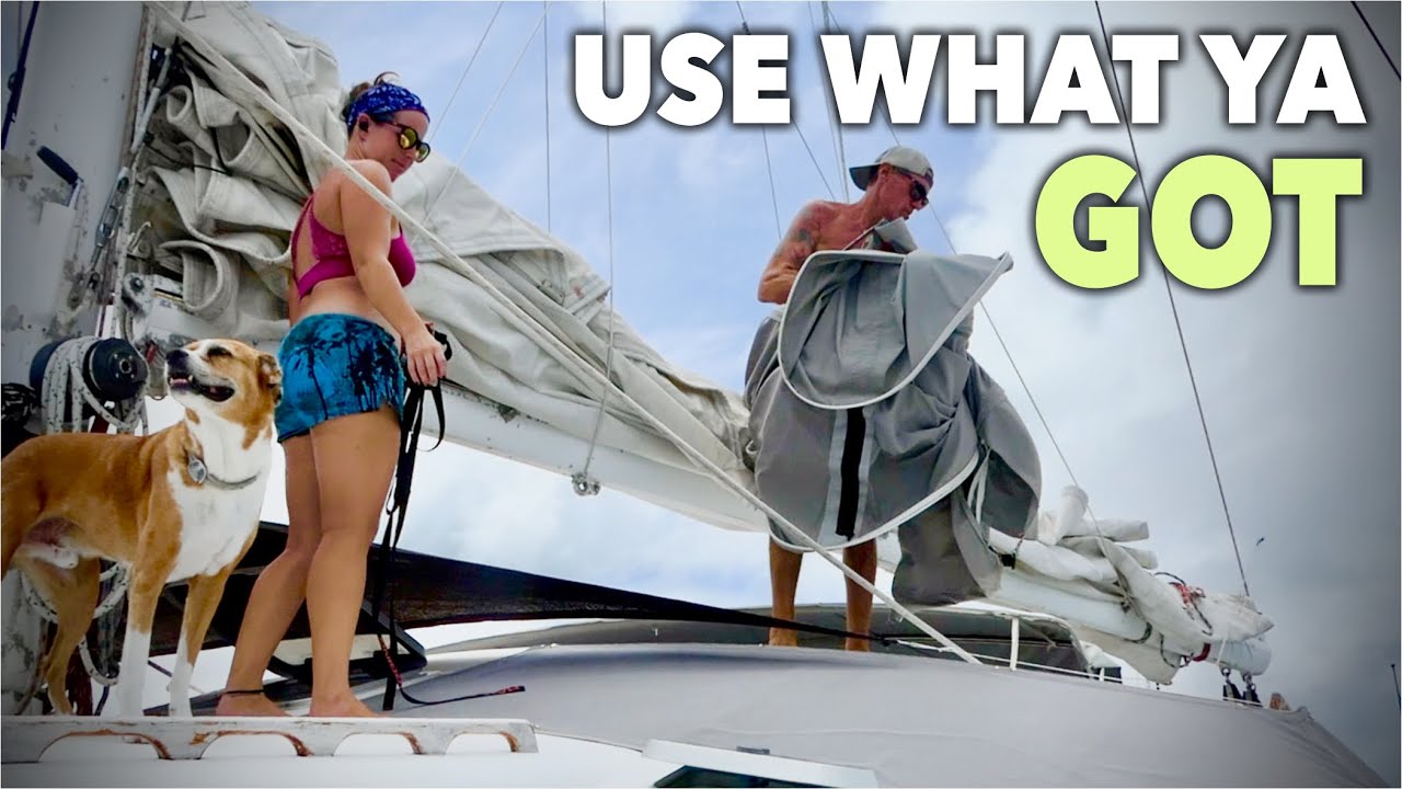 Catamaran Restoration ON THE CHEAP – Can We SALVAGE THIS? | SailAway 213