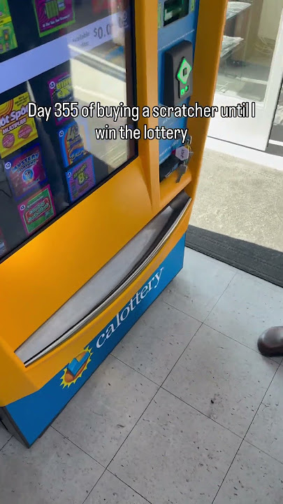 Day 355 of buying a scratcher until I win the lottery