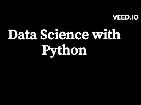 Data Science with Python