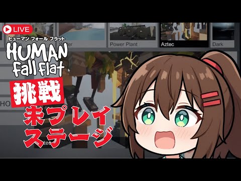 【ゲーム実況】ヒューマンフォールフラットの未プレイステージに挑戦します！【Human fall flat】 #なる生