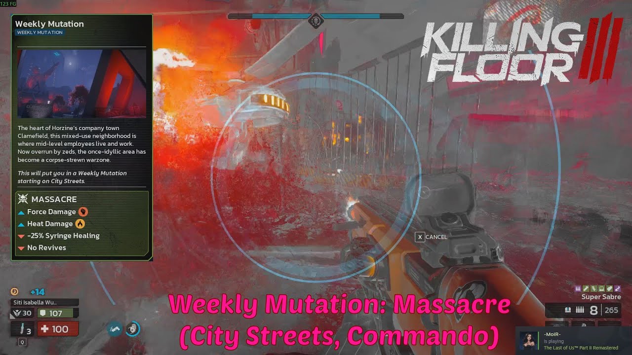 Killing Floor 3 | Weekly Mutation: Massacre (City Streets, Commando)