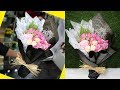 Flowers wrapping new technique for 2020 || how to make a bouquet of flowers