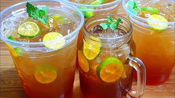 TRÀ TẮC - Cách làm Trà Tắc để  uống và bán chuẩn ngon thơm có màu đẹp - Tú Lê Miền Tây