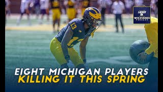 Eight Michigan football spring risers by consensus