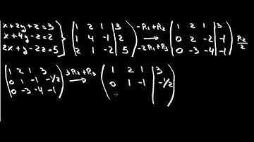 Gaussian elimination example 2
