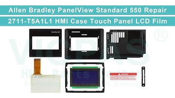 2711-T5A1L1 Allen-Bradley PanelView 550 Touchscreen Front Overlay LCD Display HMI Case Cover Repair