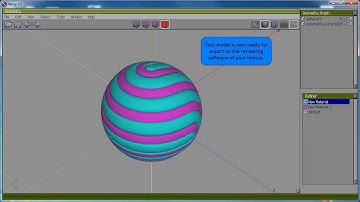 Creating a Rolled Sphere in Wings 3D