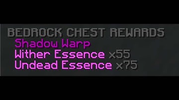 Shadow Warp Drop | Hypixel Skyblock