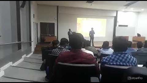 A glimpse of My session Introduction to Android app development workshop at IIT Hyderabad!