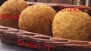 ASMR/ Crunchy (Crispy) balloon bread recipe /sawsan waleed' recipes