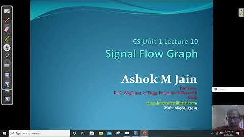 Control System 1 |   Signal Flow Graph method | Unit 1-10