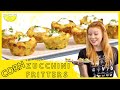 Baked Corn & Zucchini Fritters- Gluten Free, Dairy Free, Vegetarian