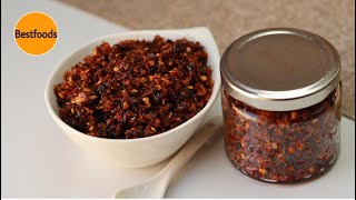 Chilli Paste│Homemade Chili Paste With Less oil│How To Make Chilli Paste│Chilli Paste Recipe│Chilli