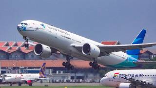 Epic Moments! Watching Plane Takeoffs and Landings Nonstop at Soekarno Hatta Int'l Airport CGK