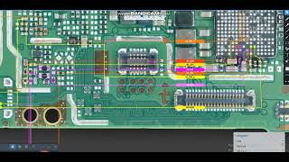 infinix hot 8 audio mic line repair diagram