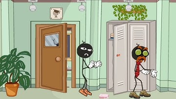 Stickman School Escape 3 - All Levels, All Routes (Android Gameplay)