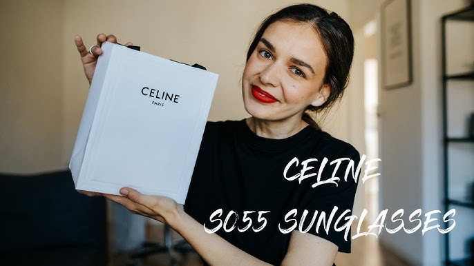 something new 👀 unboxing my new celine triomphe sunglasses and